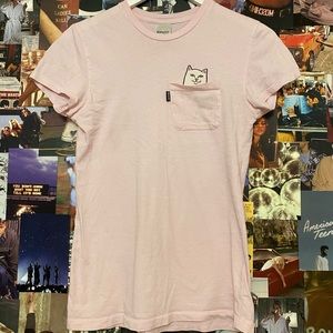 rip n dip lord nermal baby pink t-shirt